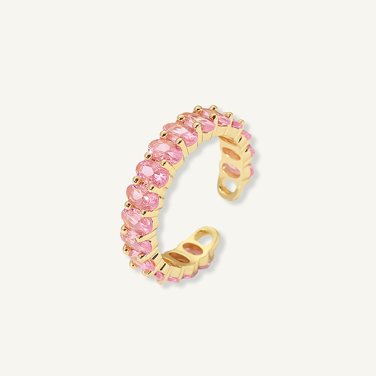 ORBIS GOLD-PINK RING