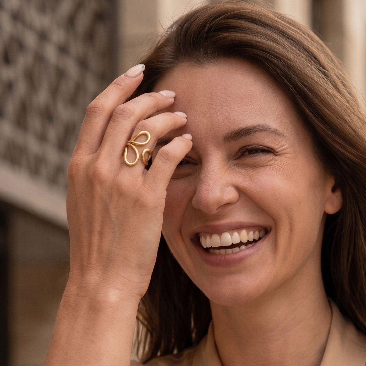 SPIRA GOLD RING