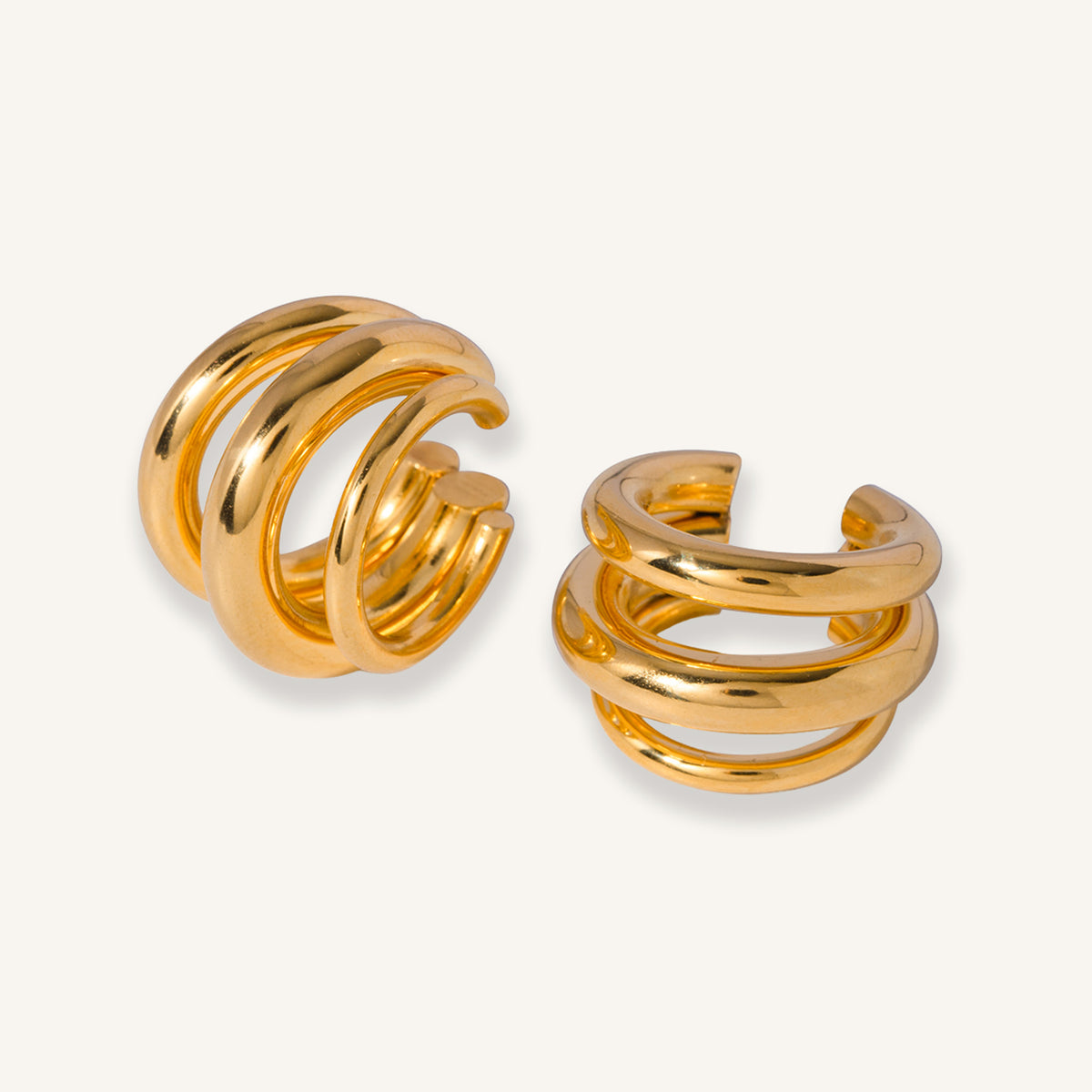 SERTUM GOLD EAR CUFFS