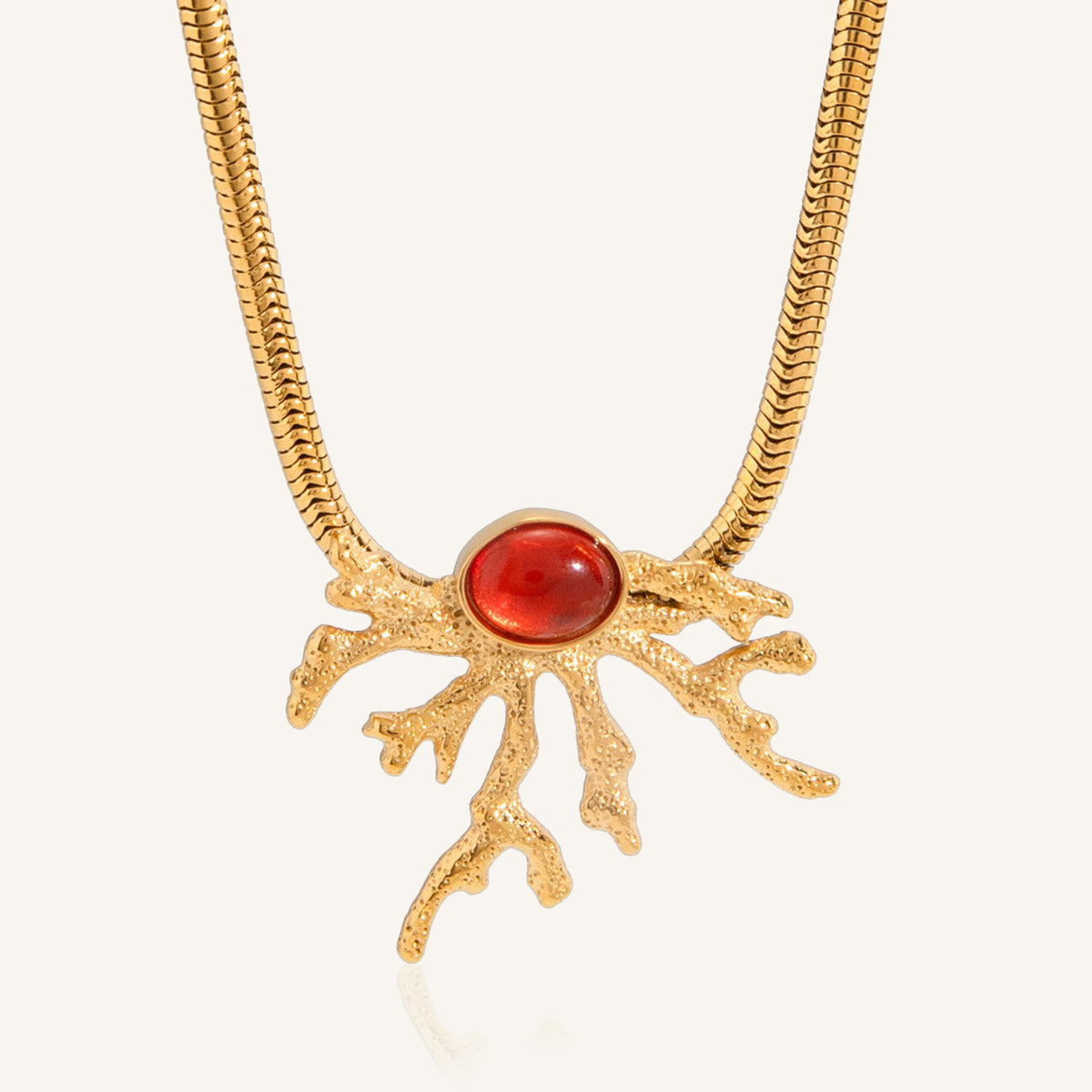 CORALI GOLD NECKLACE