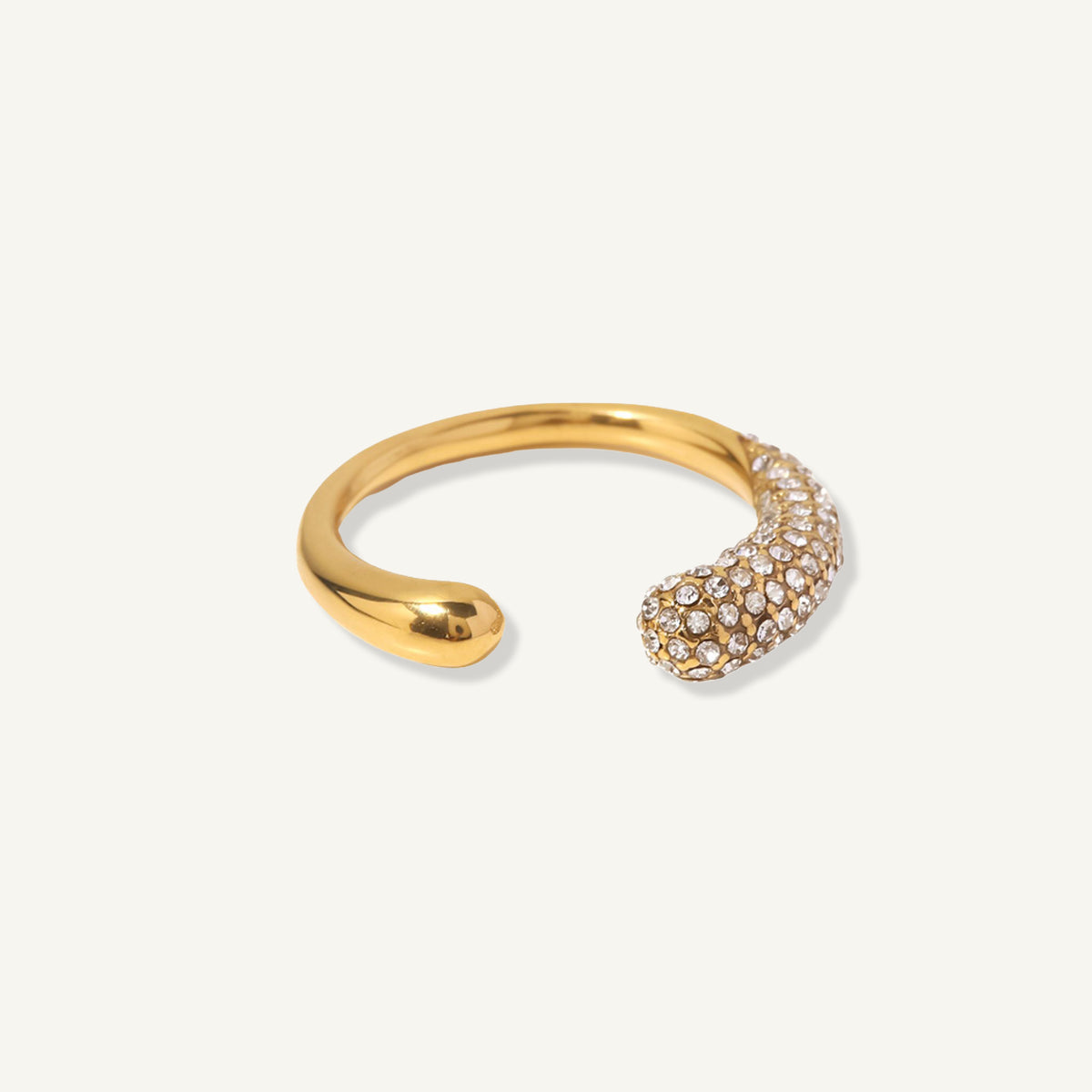 MICANS GOLD-WHITE RING