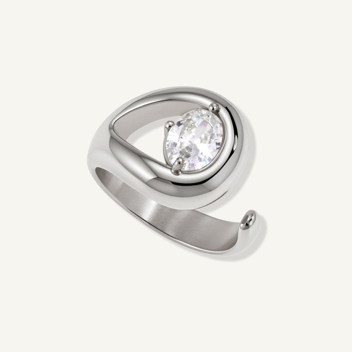 GUTTA SILVER RING