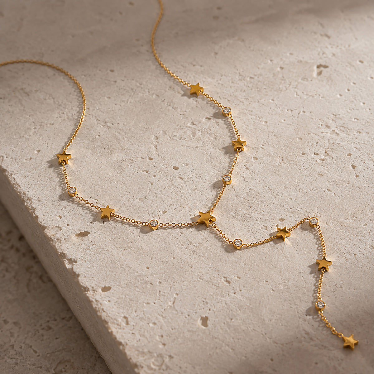 ASTRALIS GOLD Y NECKLACE