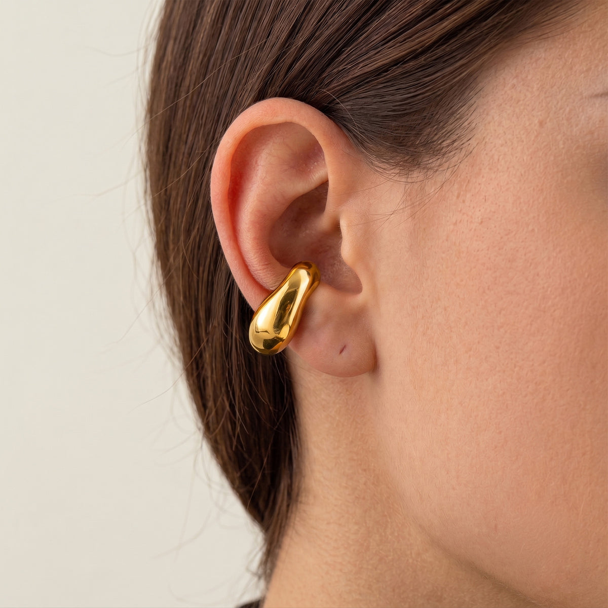 SULCUS GOLD EAR CUFFS