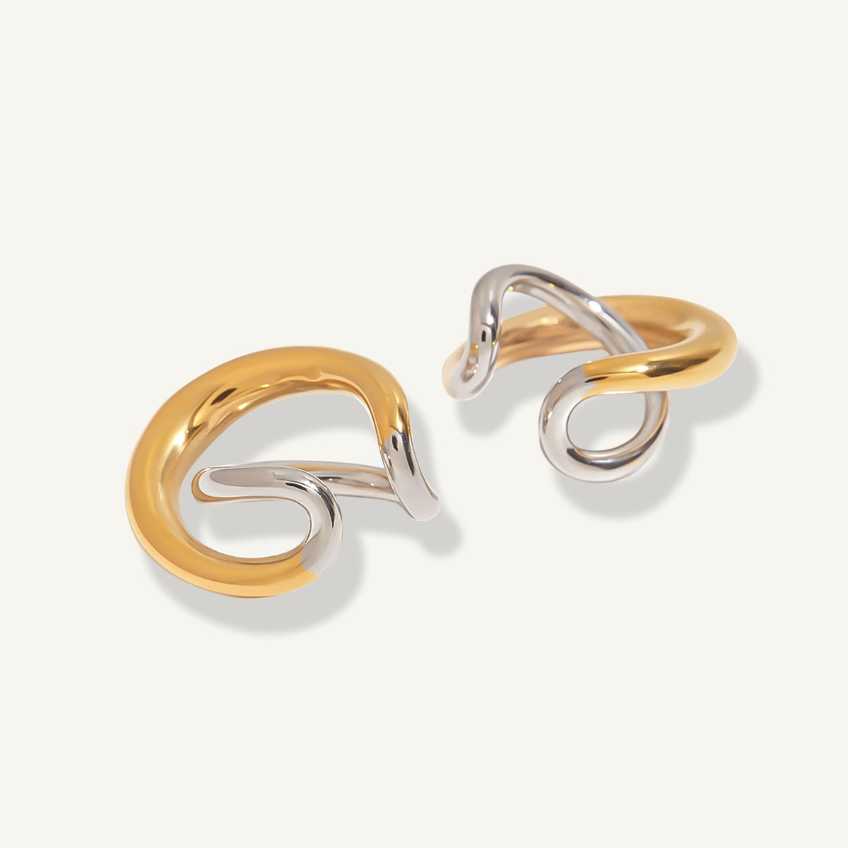 NODULUS DUAL-COLOR EAR CUFFS
