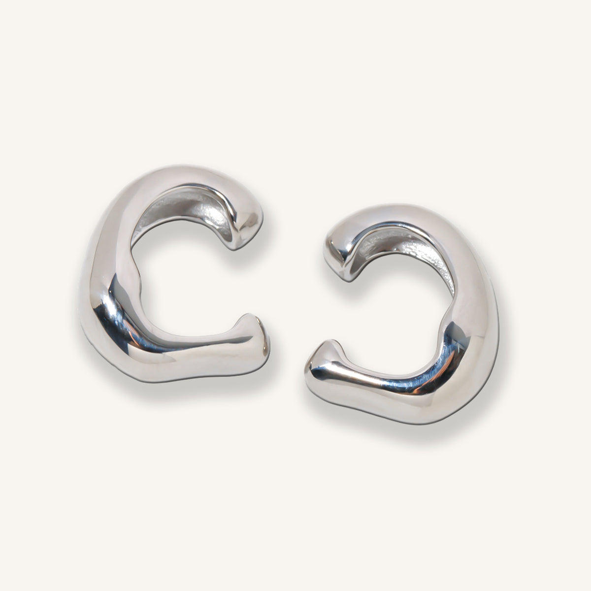 SULCUS SILVER EAR CUFFS