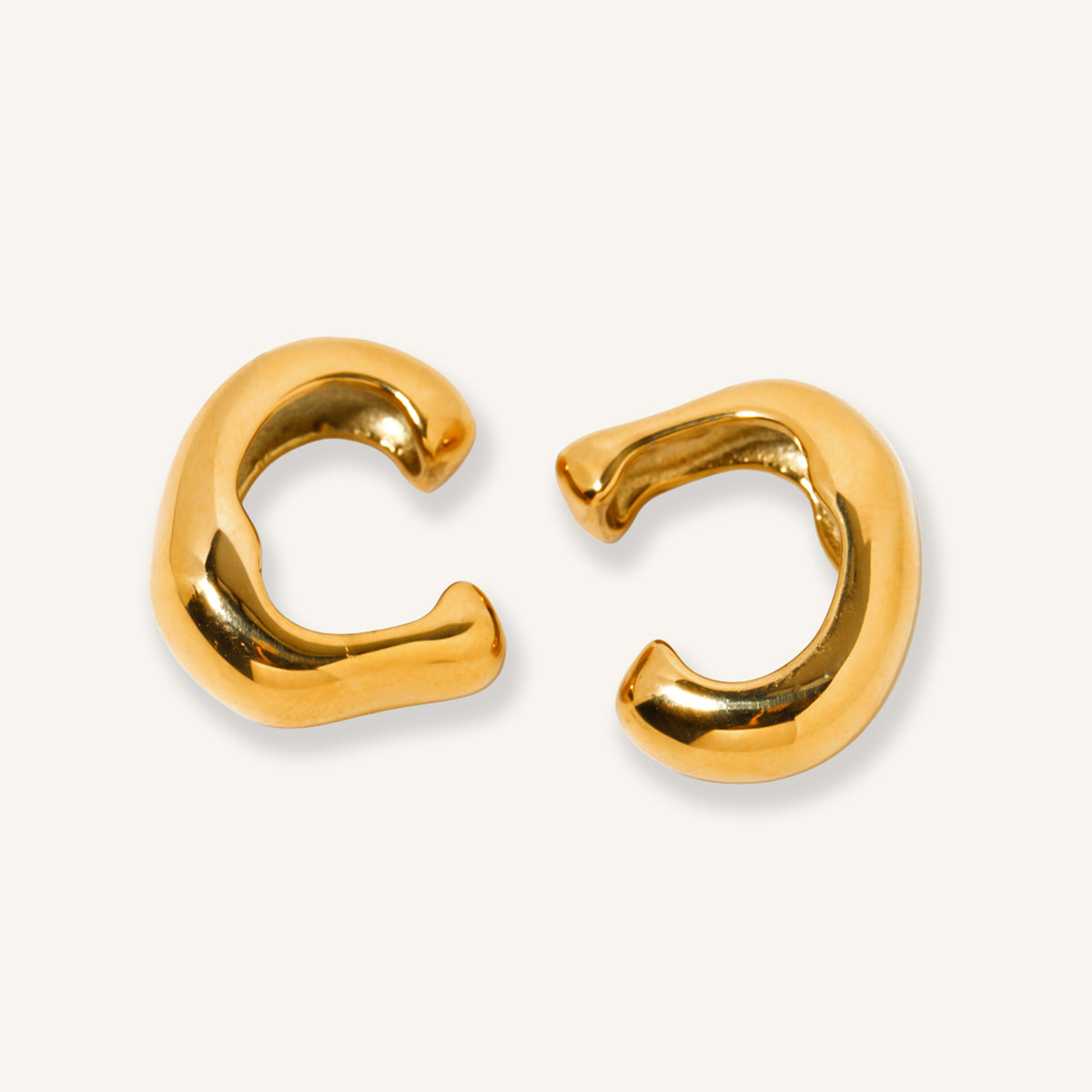 SULCUS GOLD EAR CUFFS