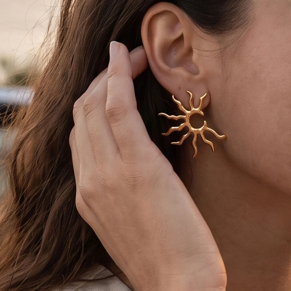 JUBAR GOLD EARRINGS