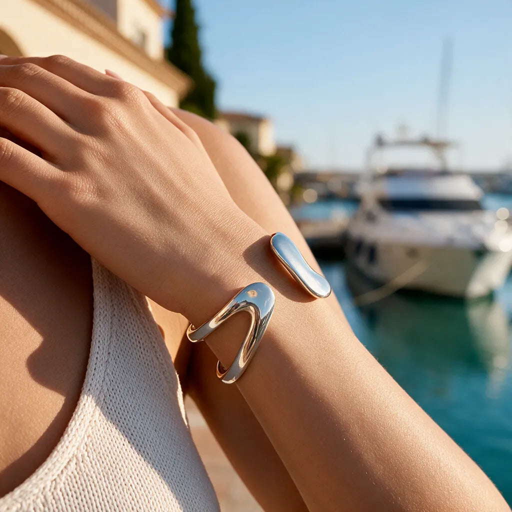 CELERIS SILVER OPEN CUFF