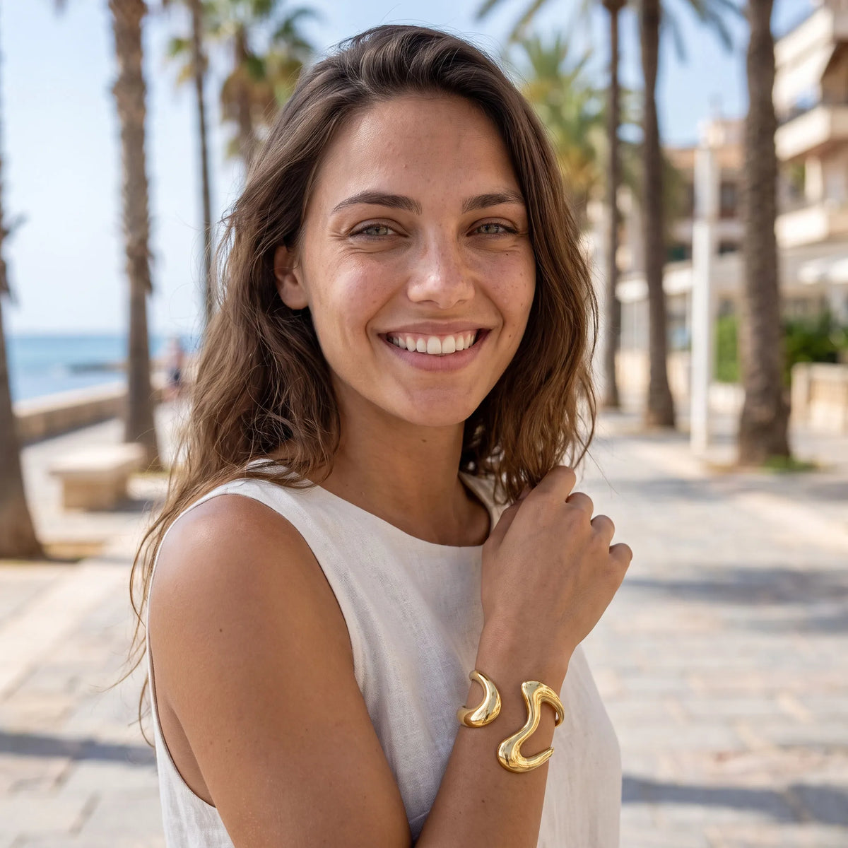FLUMEN GOLD OPEN CUFF
