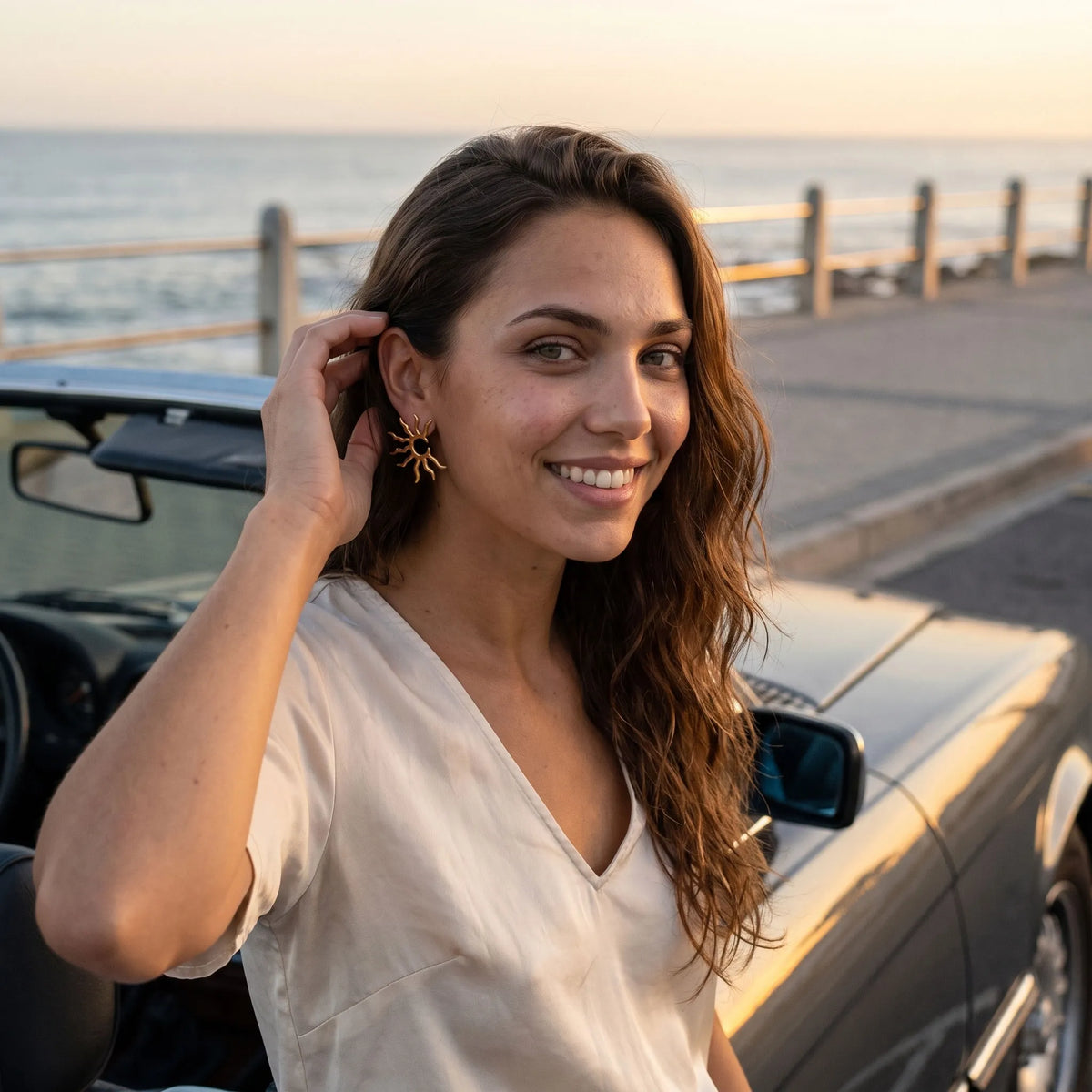 JUBAR GOLD EARRINGS