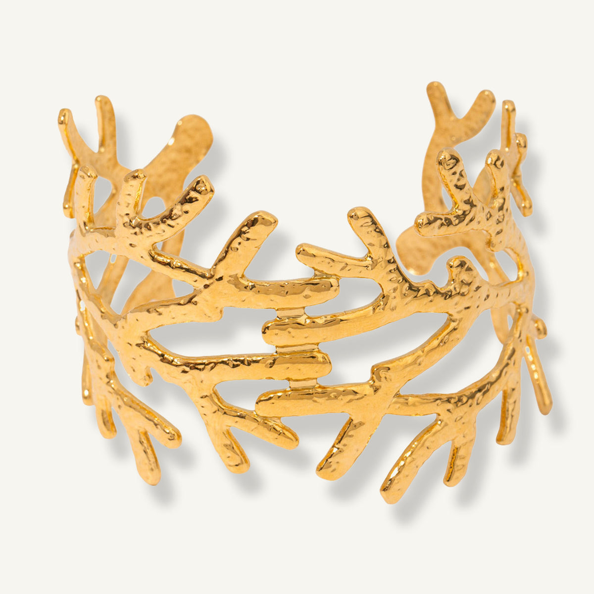 CORALI GOLD OPEN CUFF