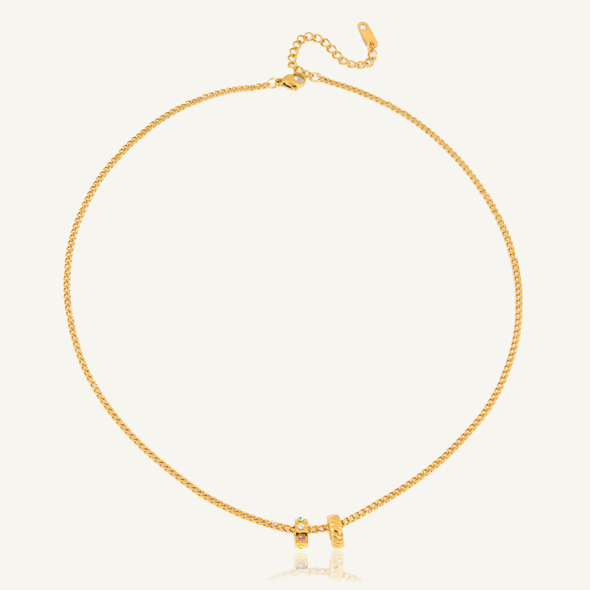 COLOR ORBICULO GOLD PENDANT