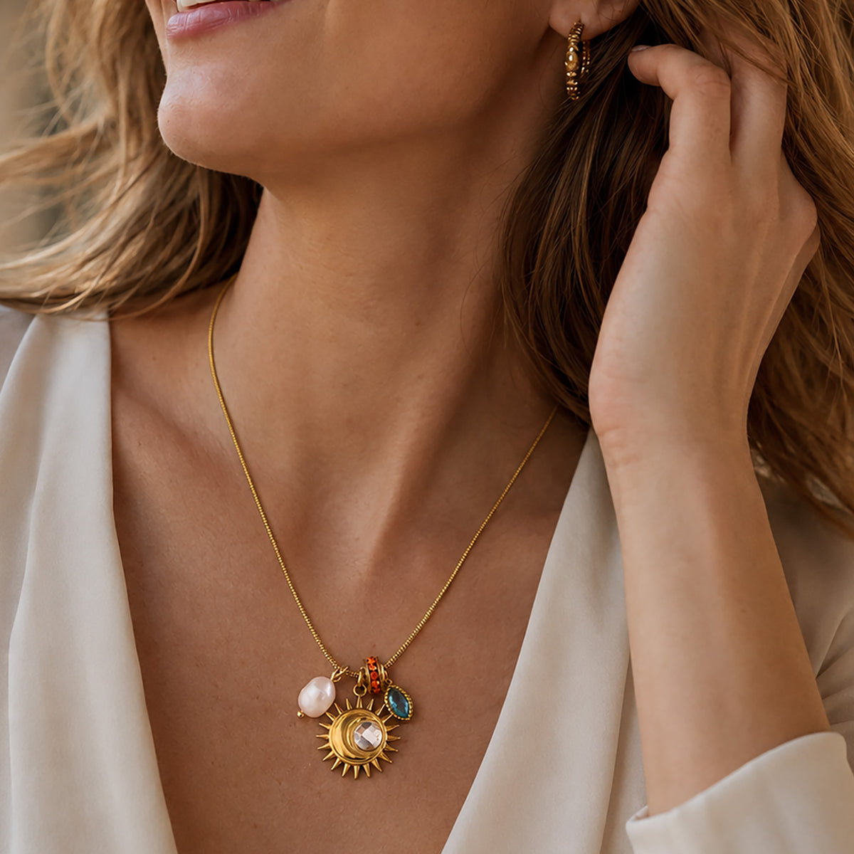 SOL GOLD PENDANT