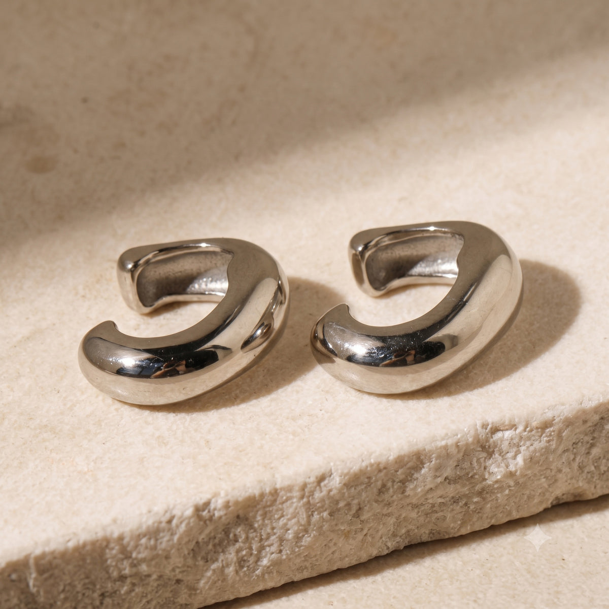 SULCUS SILVER EAR CUFFS