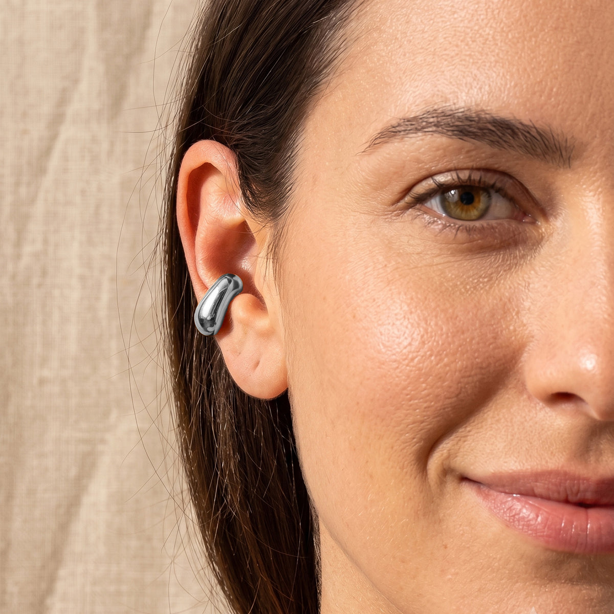 SULCUS SILVER EAR CUFFS