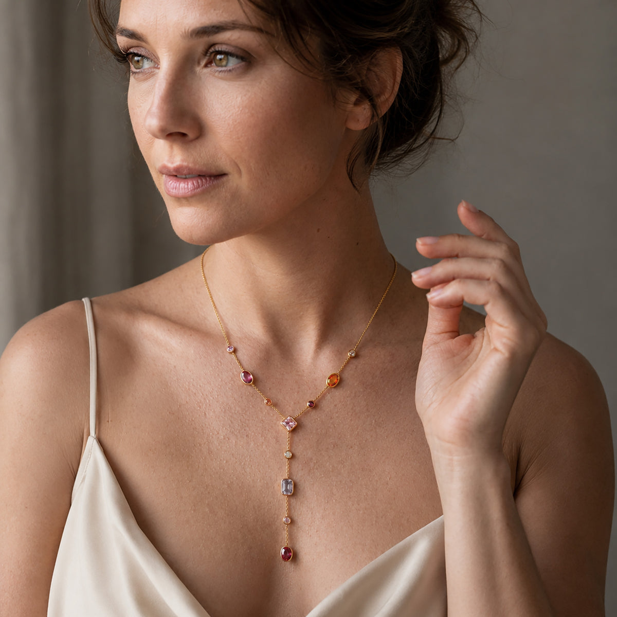 TESSELA SUNSET COLORED NECKLACE