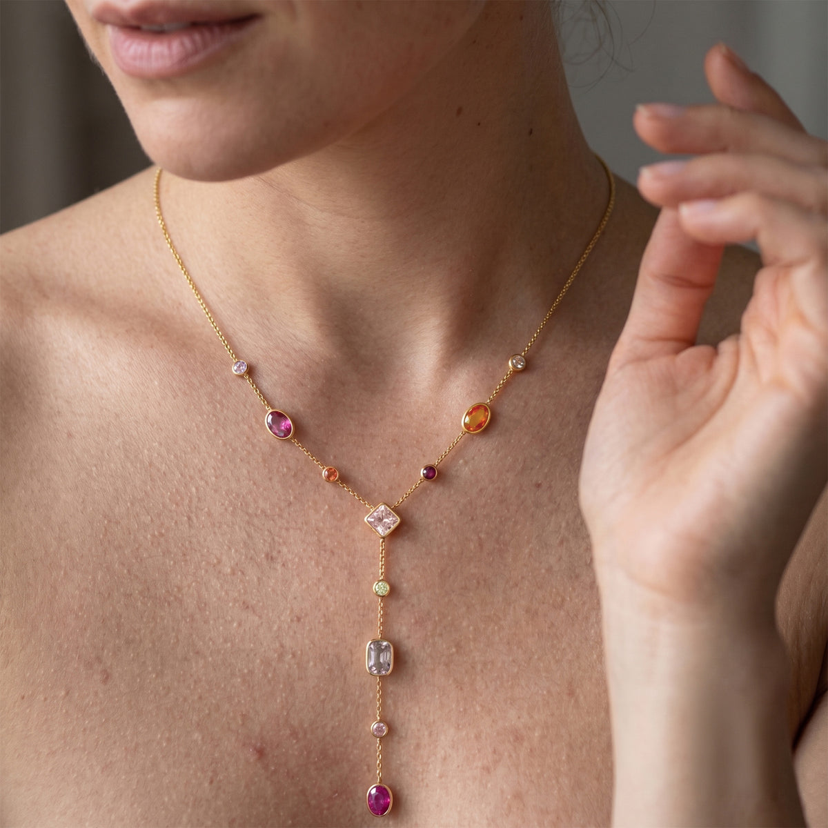 TESSELA SUNSET COLORED NECKLACE